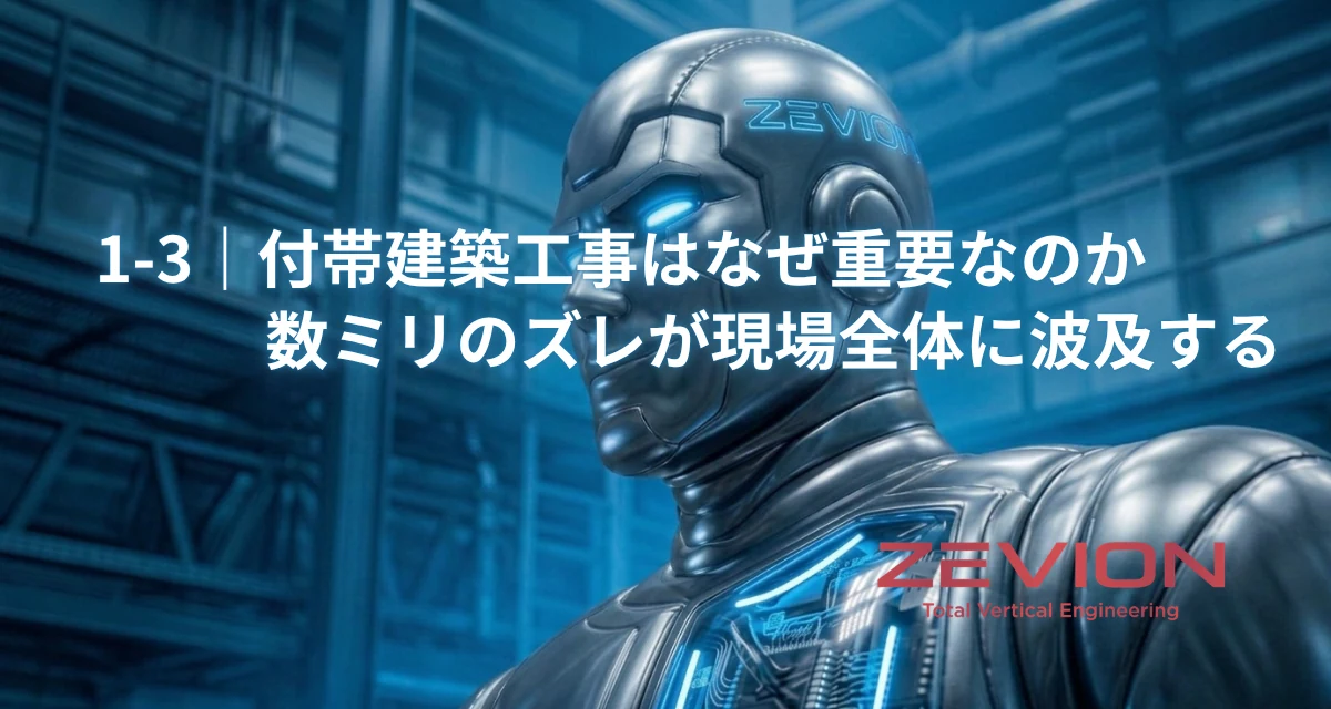 エレベーター付帯建築工事の重要性を伝えるイメージ